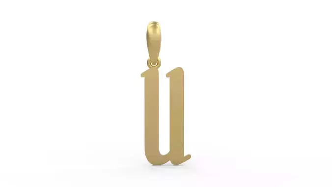 Initial Letters Pendant Solander U