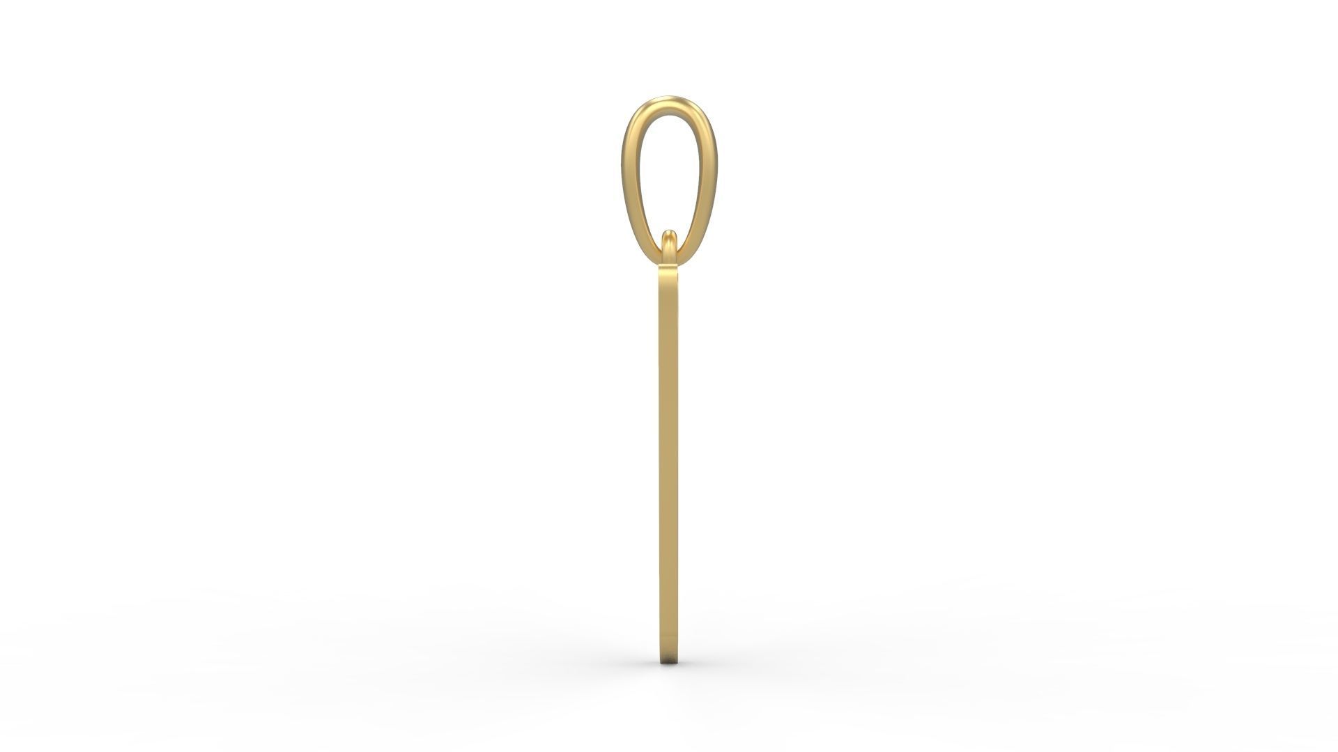 Initial Letters Pendant Solander V 3D print model_2