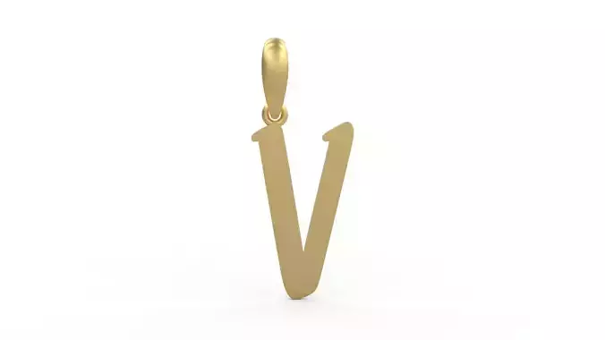 Initial Letters Pendant Solander V