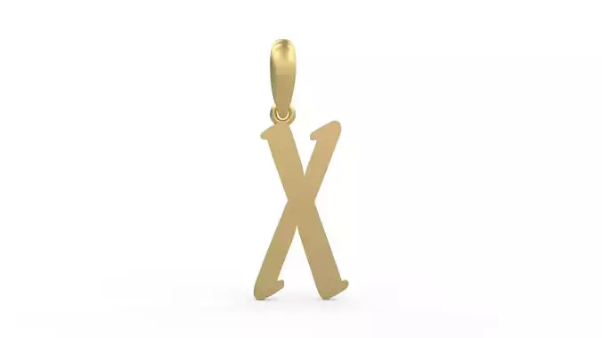 Initial Letters Pendant Solander X
