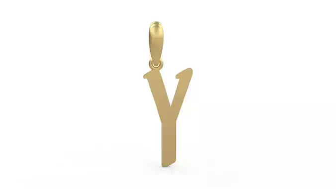 Initial Letters Pendant Solander Y