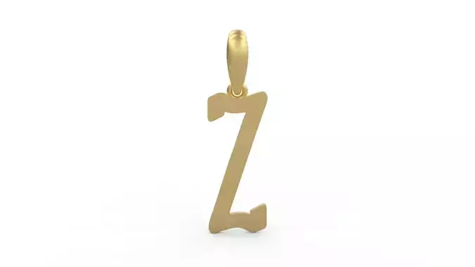 Initial Letters Pendant Solander Z