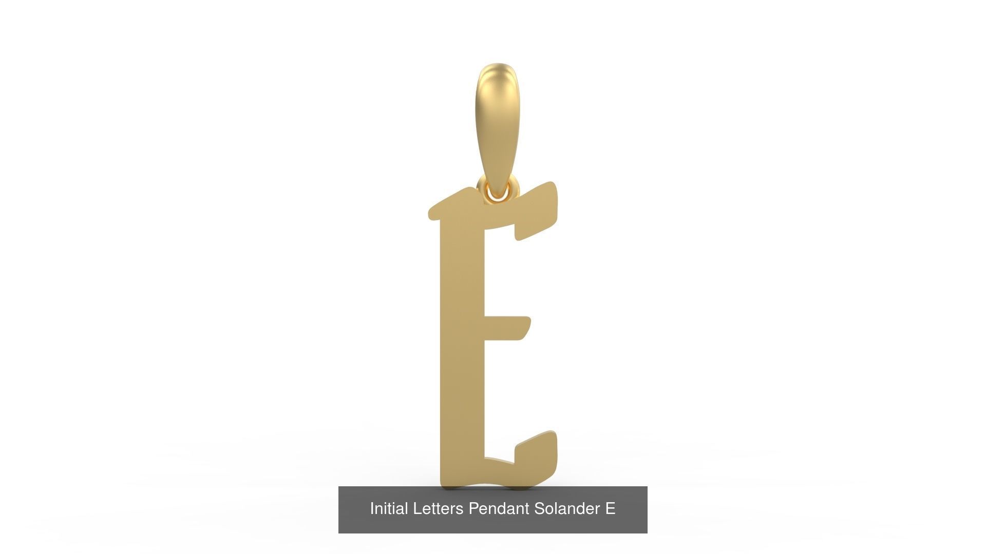 Initial Letters Pendant Alphabets Solander 3D Model Collection_7