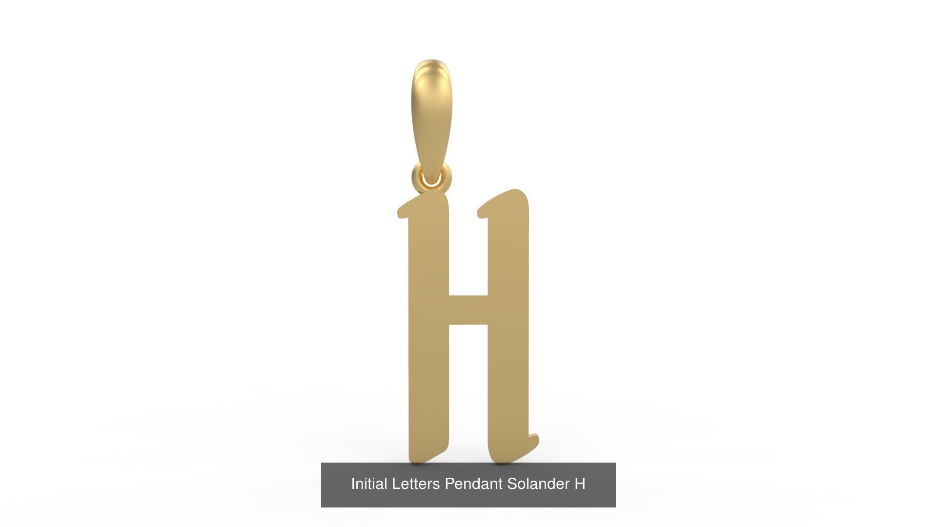 Initial Letters Pendant Alphabets Solander 3D Model Collection_10