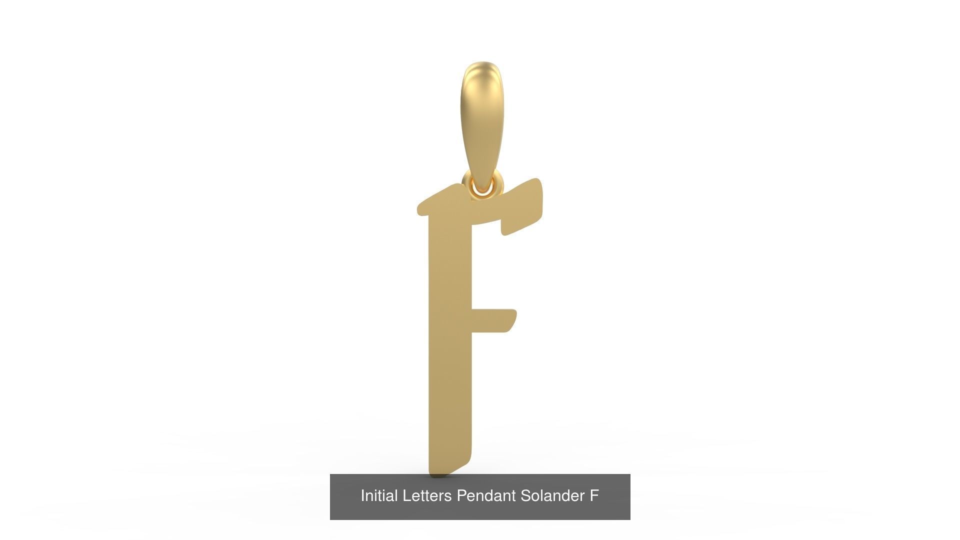 Initial Letters Pendant Alphabets Solander 3D Model Collection_8