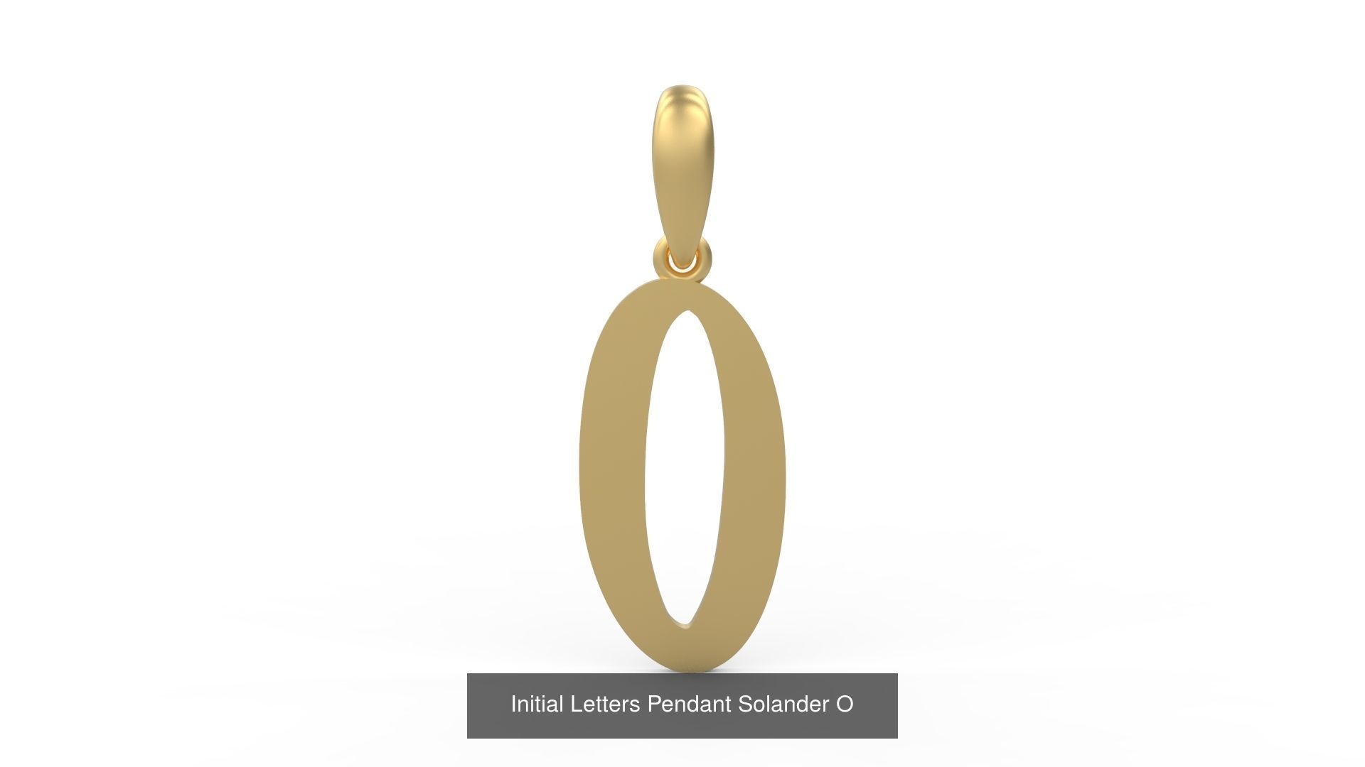 Initial Letters Pendant Alphabets Solander 3D Model Collection_17