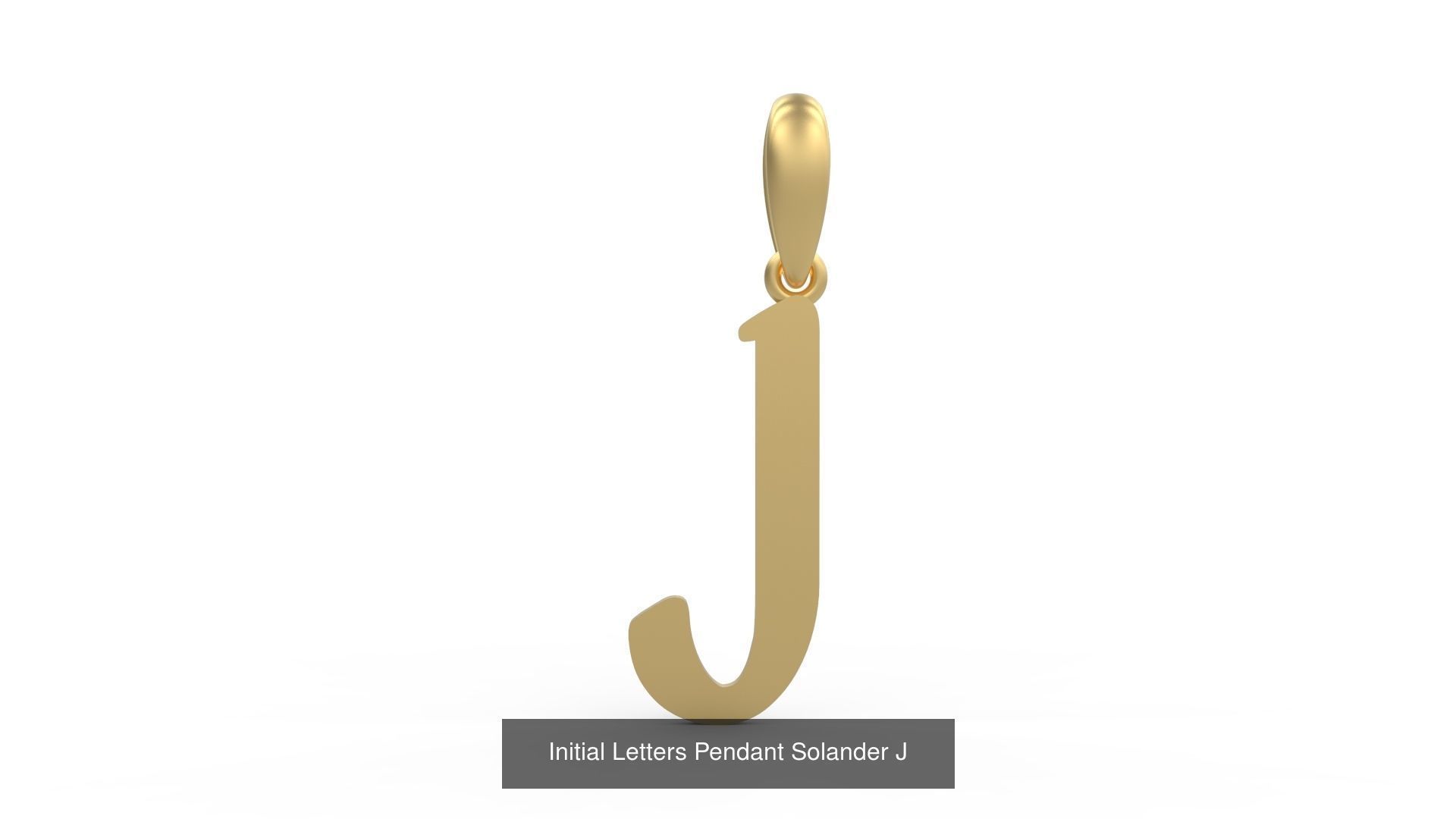 Initial Letters Pendant Alphabets Solander 3D Model Collection_12