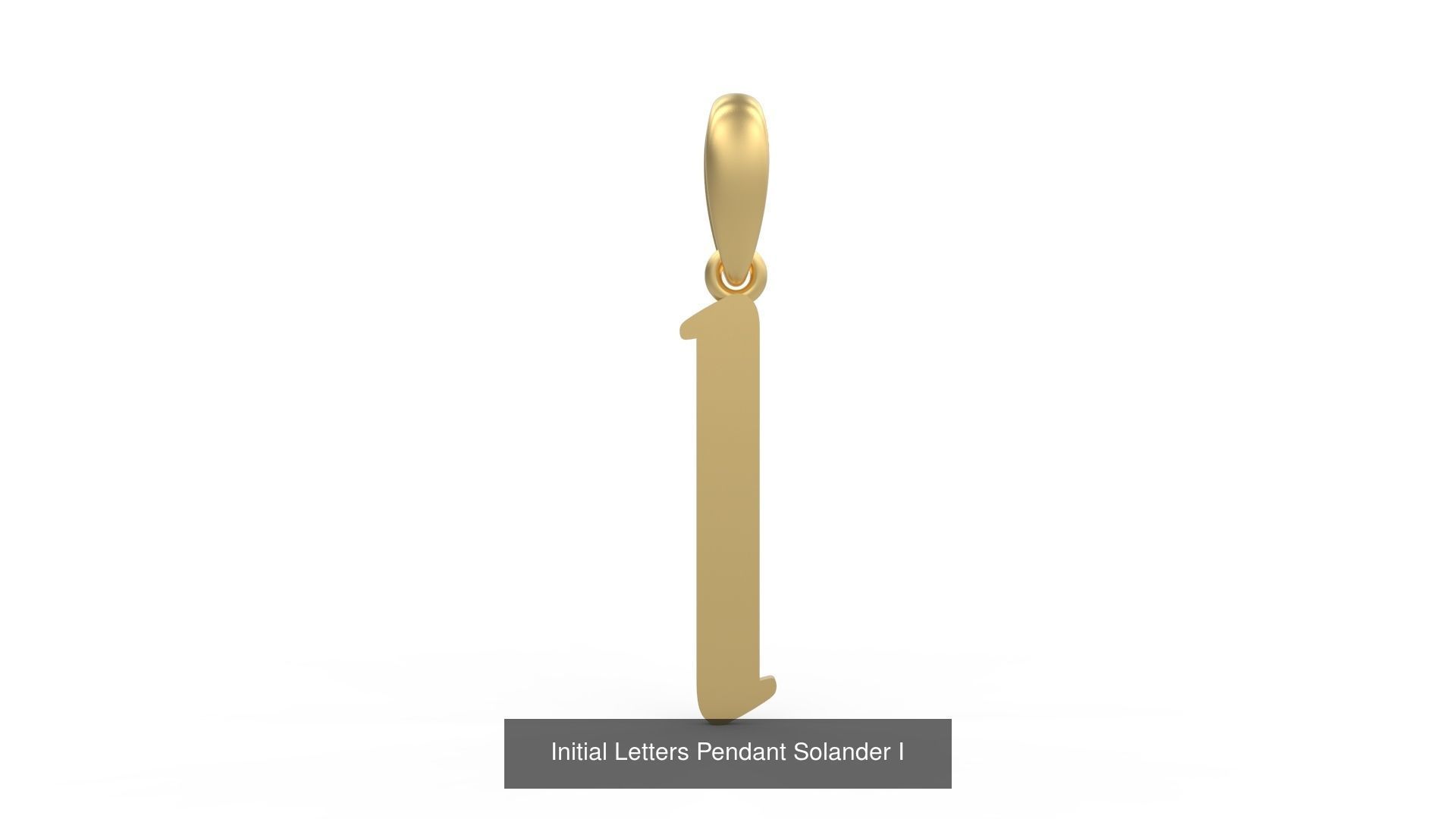 Initial Letters Pendant Alphabets Solander 3D Model Collection_11