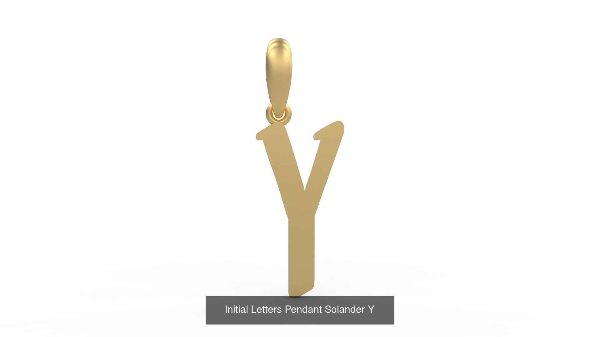 Initial Letters Pendant Alphabets Solander 3D Model Collection_27