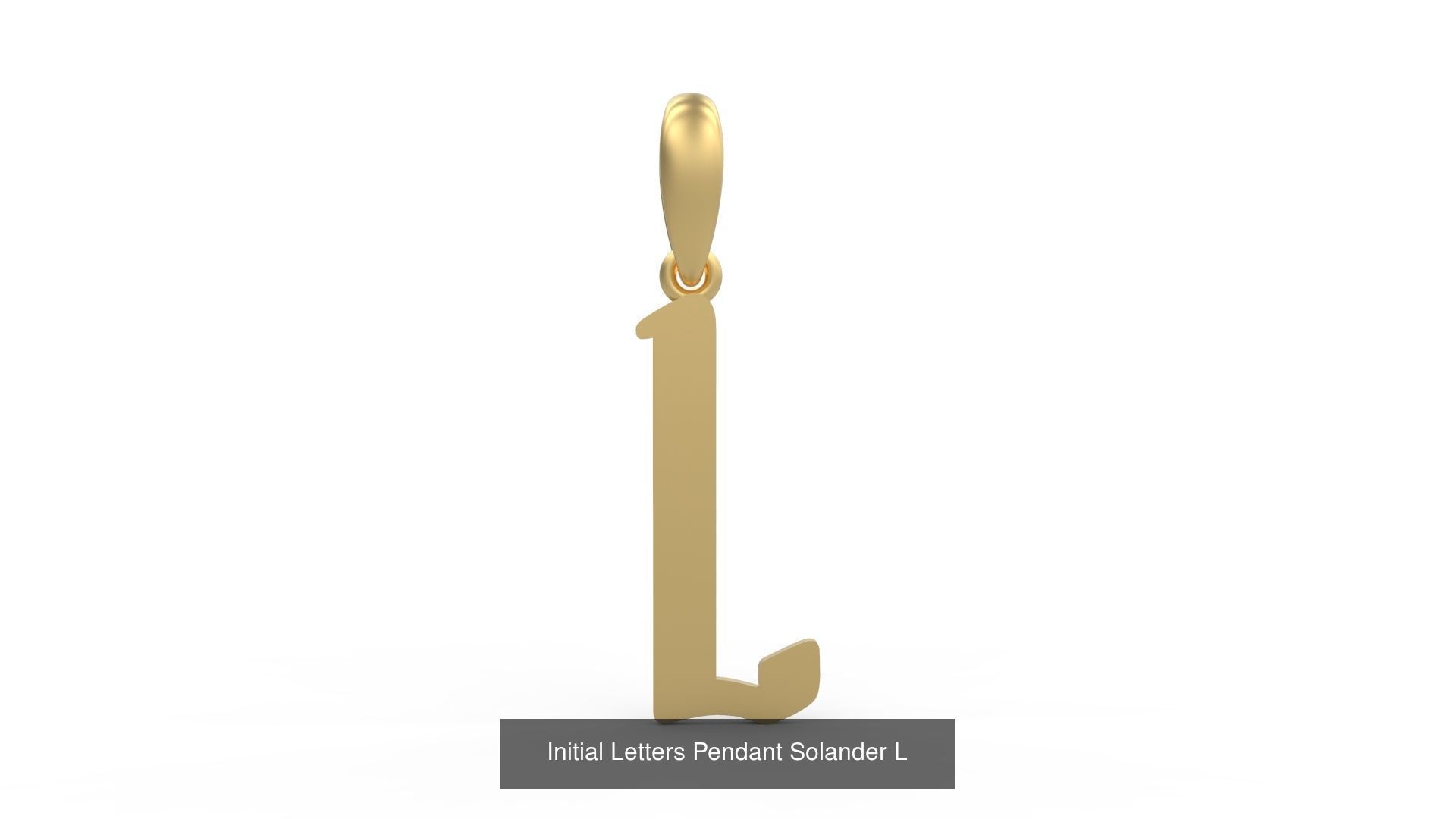 Initial Letters Pendant Alphabets Solander 3D Model Collection_14