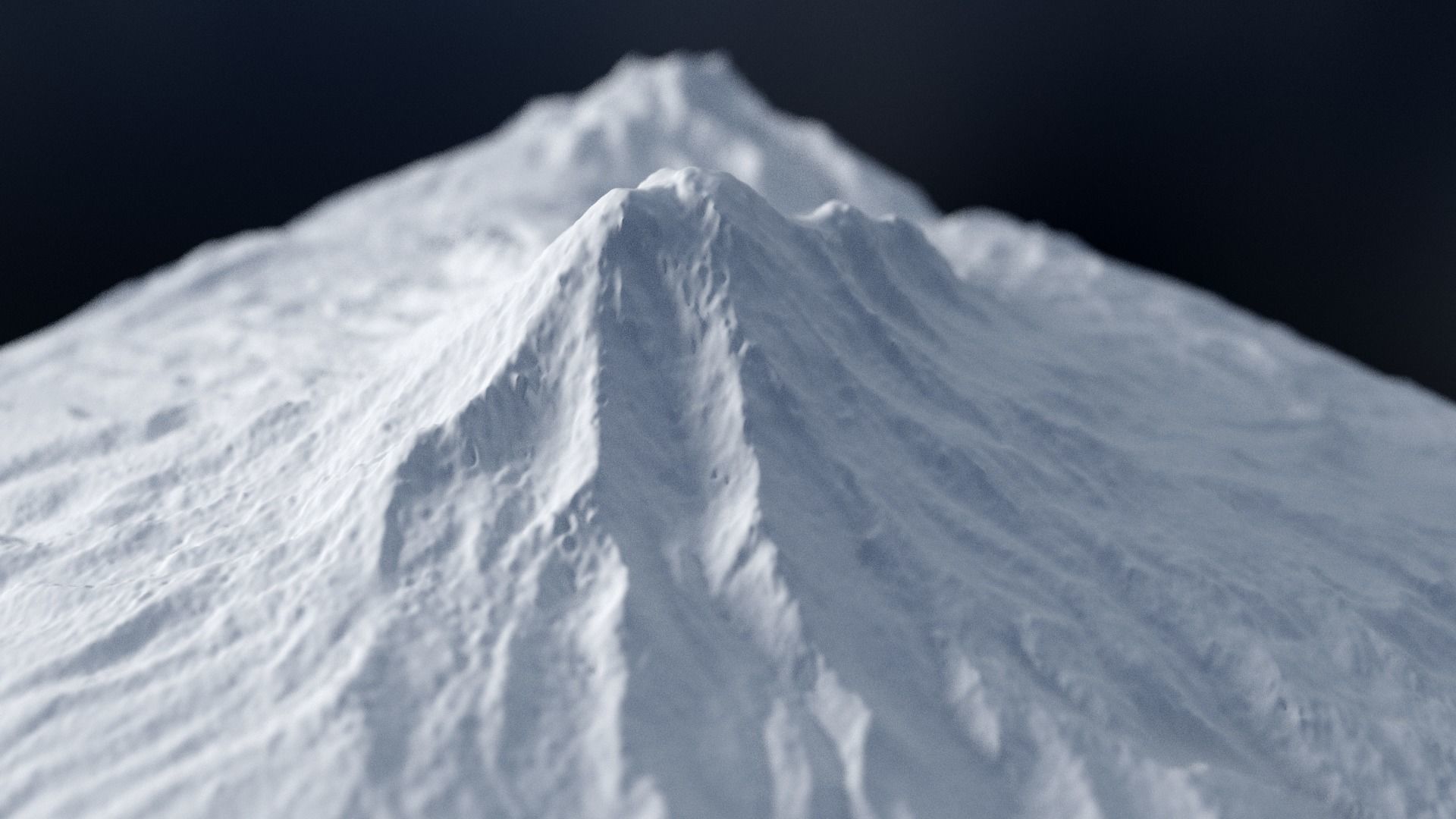 Chimborazo 3D Print mountain 3D print model_5