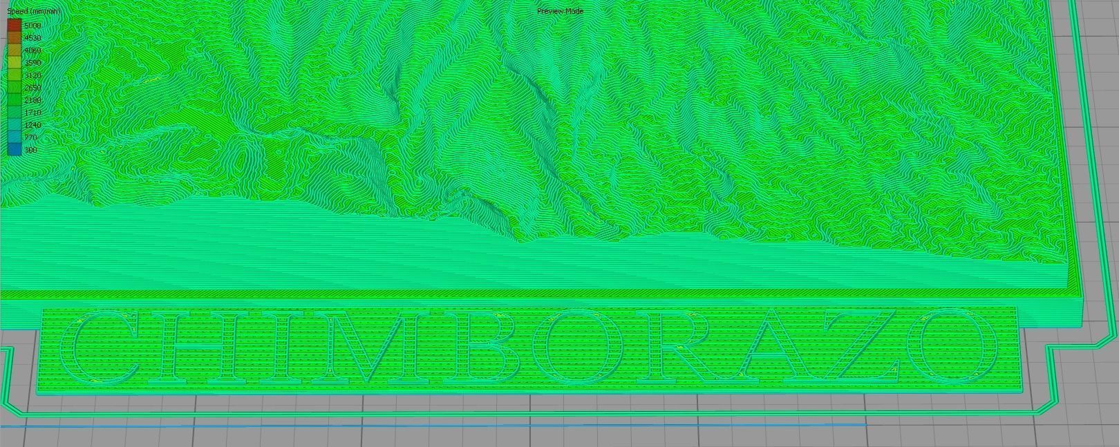 Chimborazo 3D Print mountain 3D print model_9