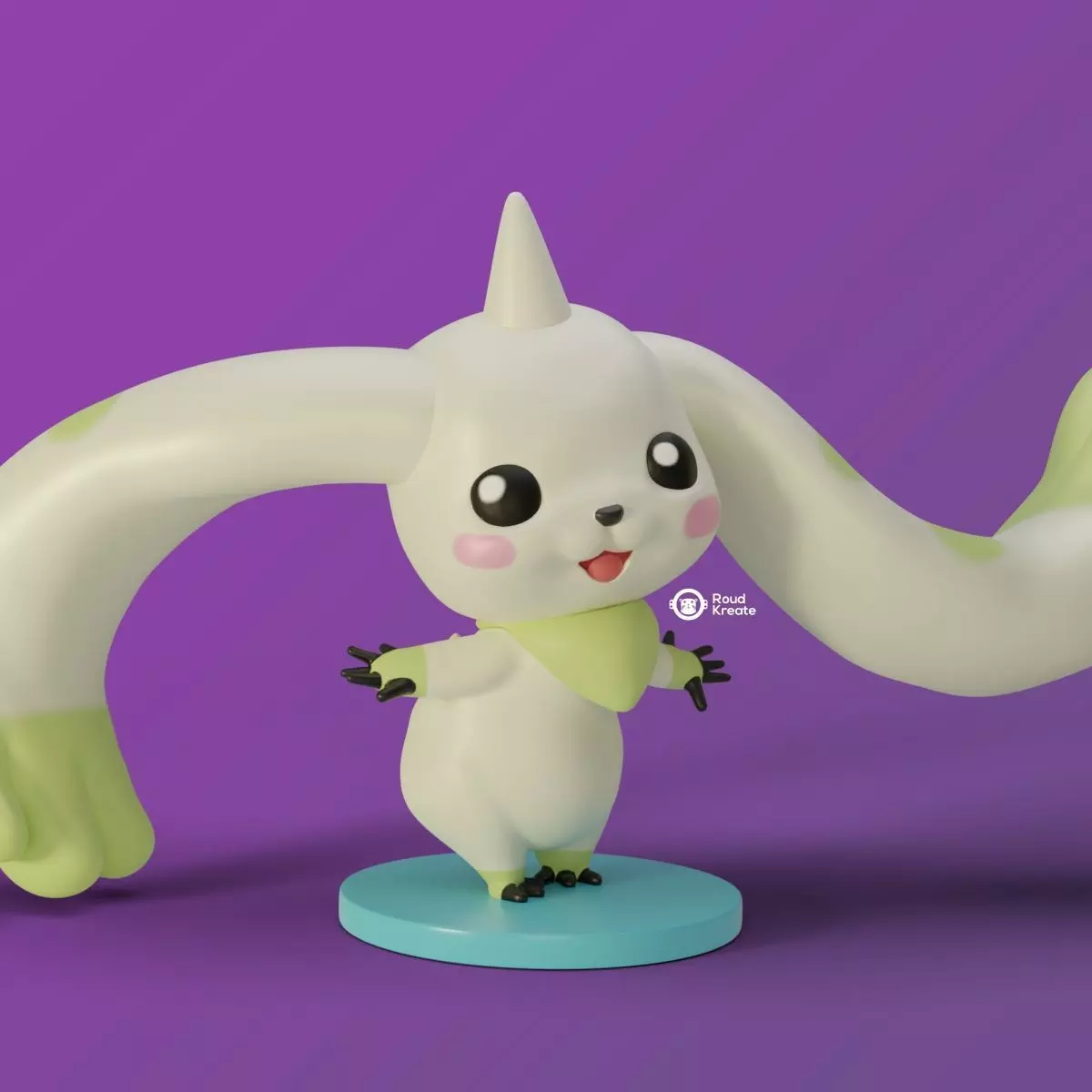 TERRIERMON - DIGIMON 3 - FANART - READYFORPRINT 3D print model_0