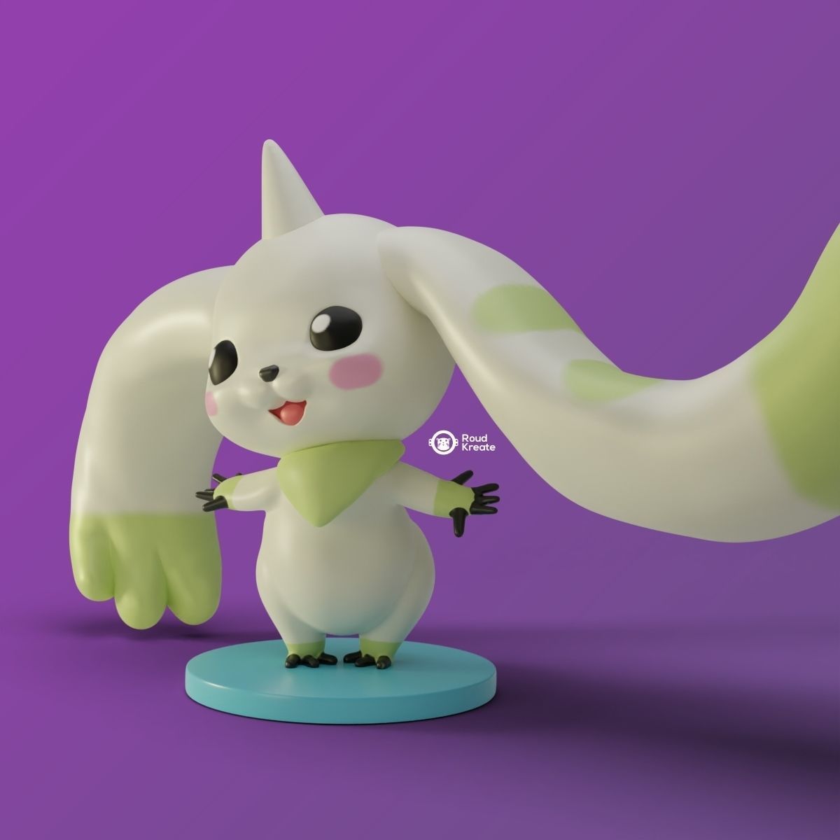 TERRIERMON - DIGIMON 3 - FANART - READYFORPRINT 3D print model_3