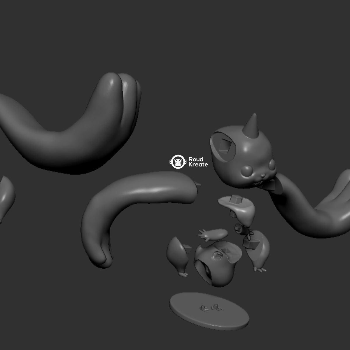 TERRIERMON - DIGIMON 3 - FANART - READYFORPRINT 3D print model_5