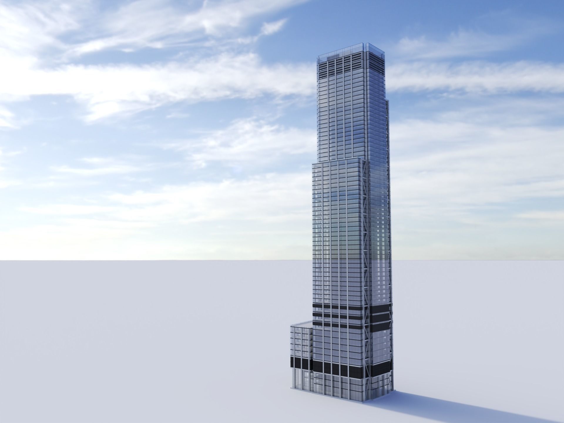 3 World Trade Center 3D model_6