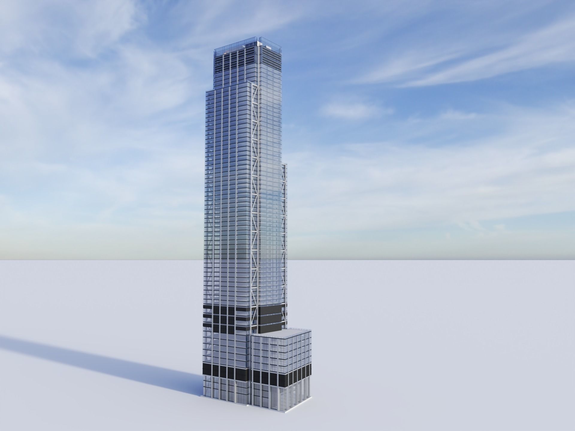3 World Trade Center 3D model_4