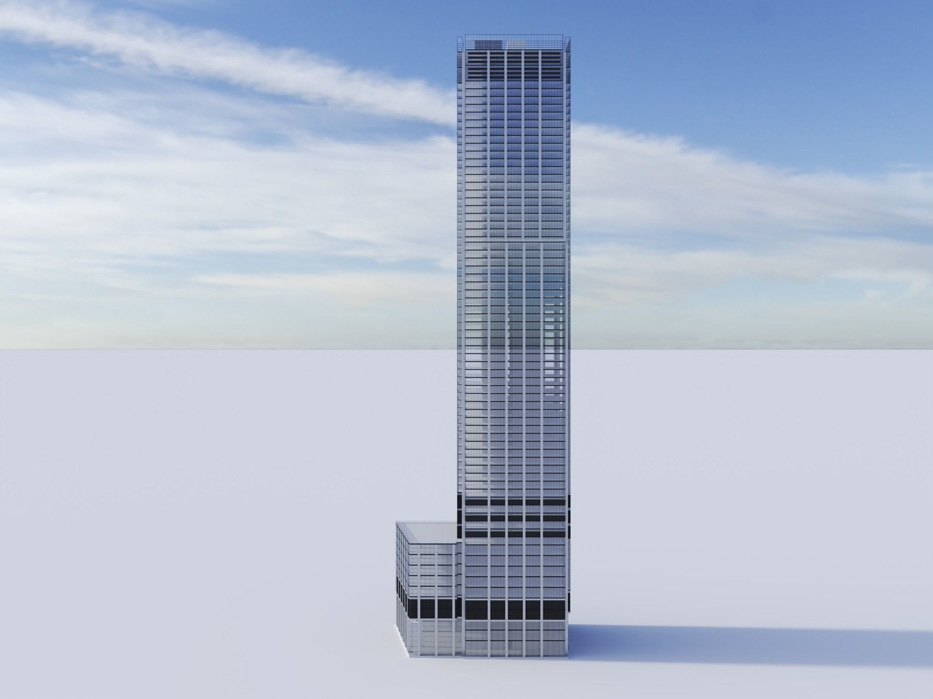 3 World Trade Center 3D model_7