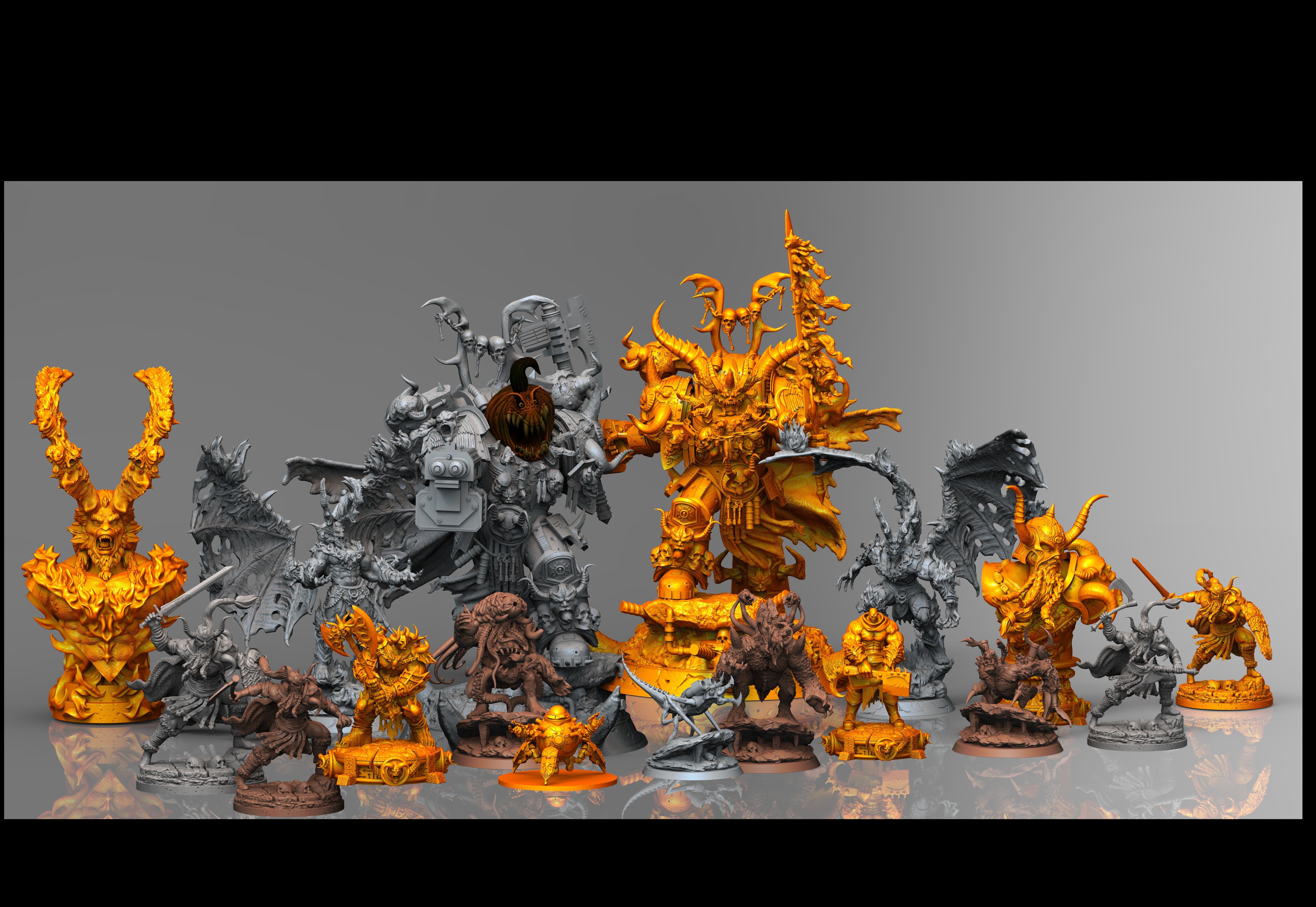 17 STL Pack   3D Printable Models   for Tabletop Gaming 3D print model_2