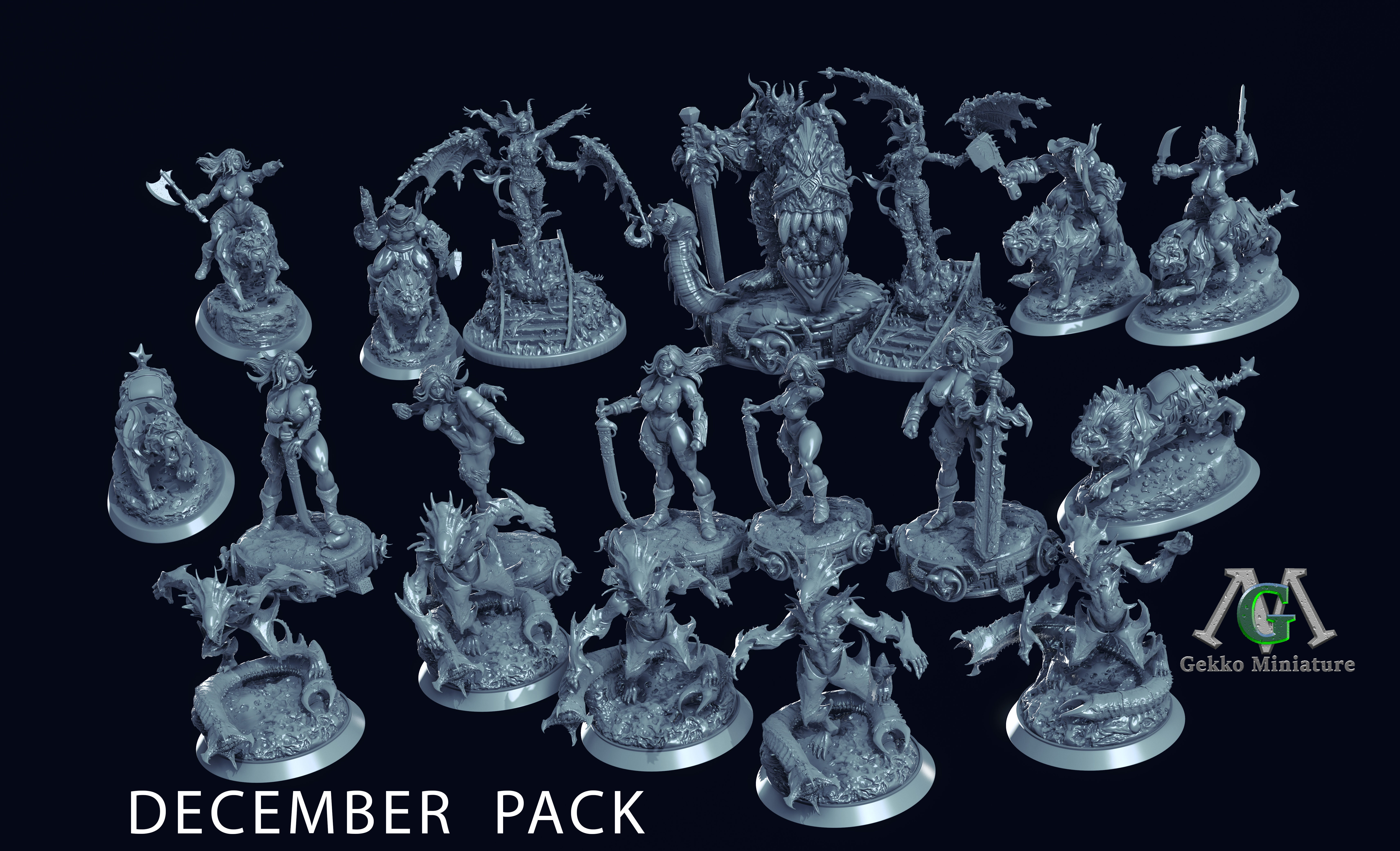 19 STLPack  model 3D Printable for your Tabletop gaming 3D print model_2