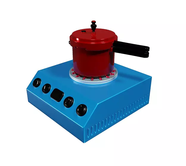 Spectacular Cooktop Cooker Set Low-poly 3D model_0