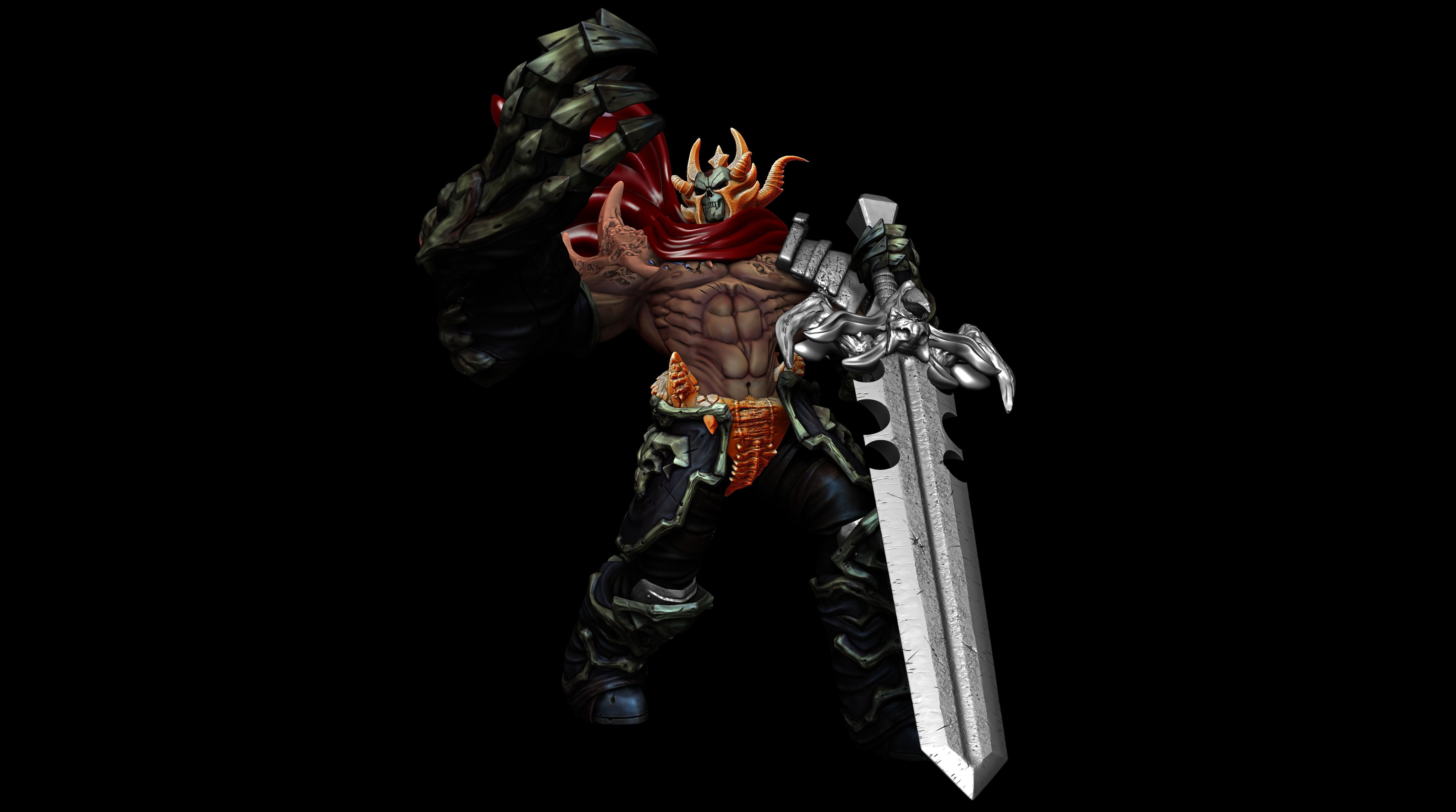 The Dark Lord 3 Poses 3D print model_1