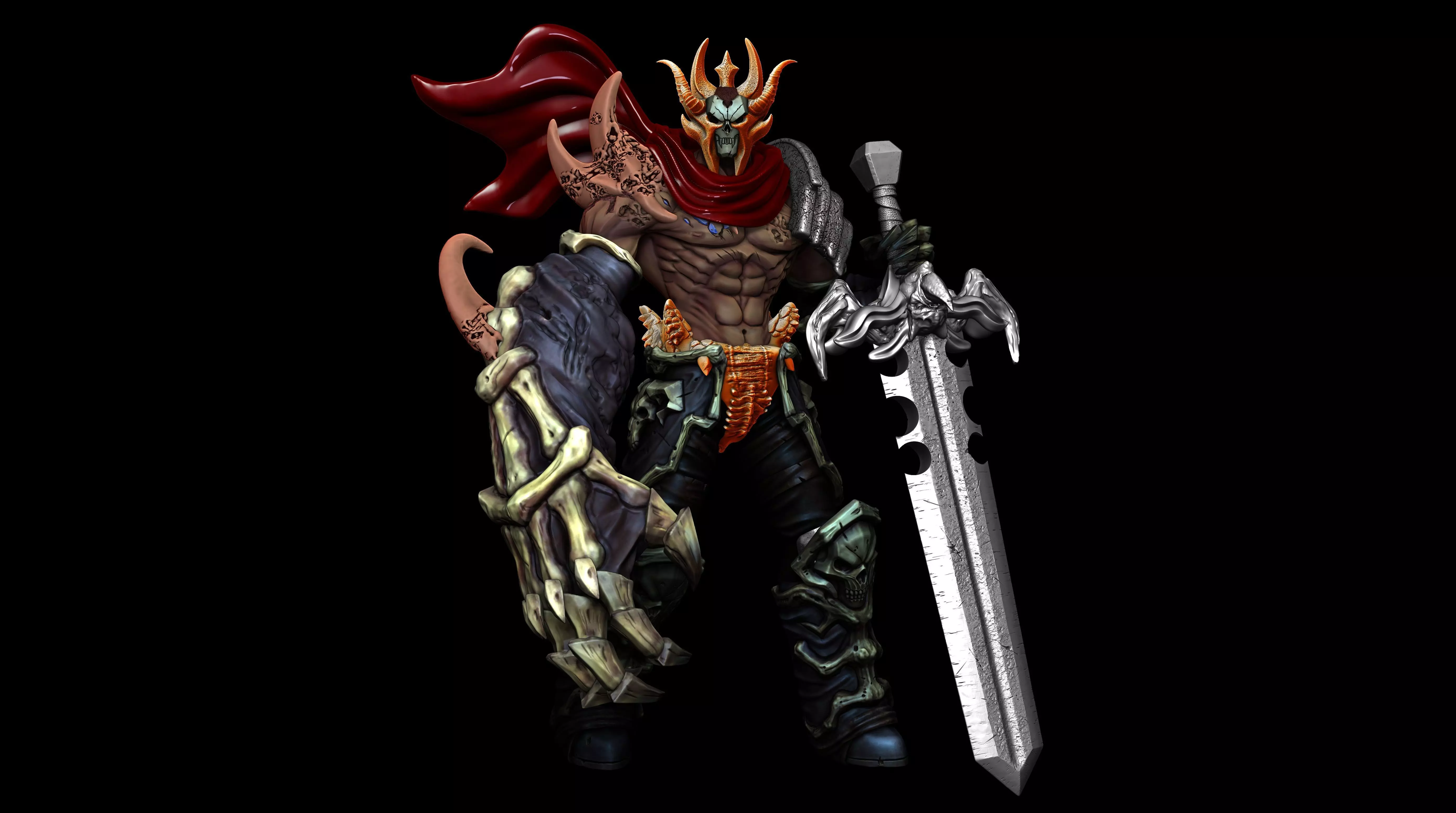 The Dark Lord 3 Poses 3D print model_0