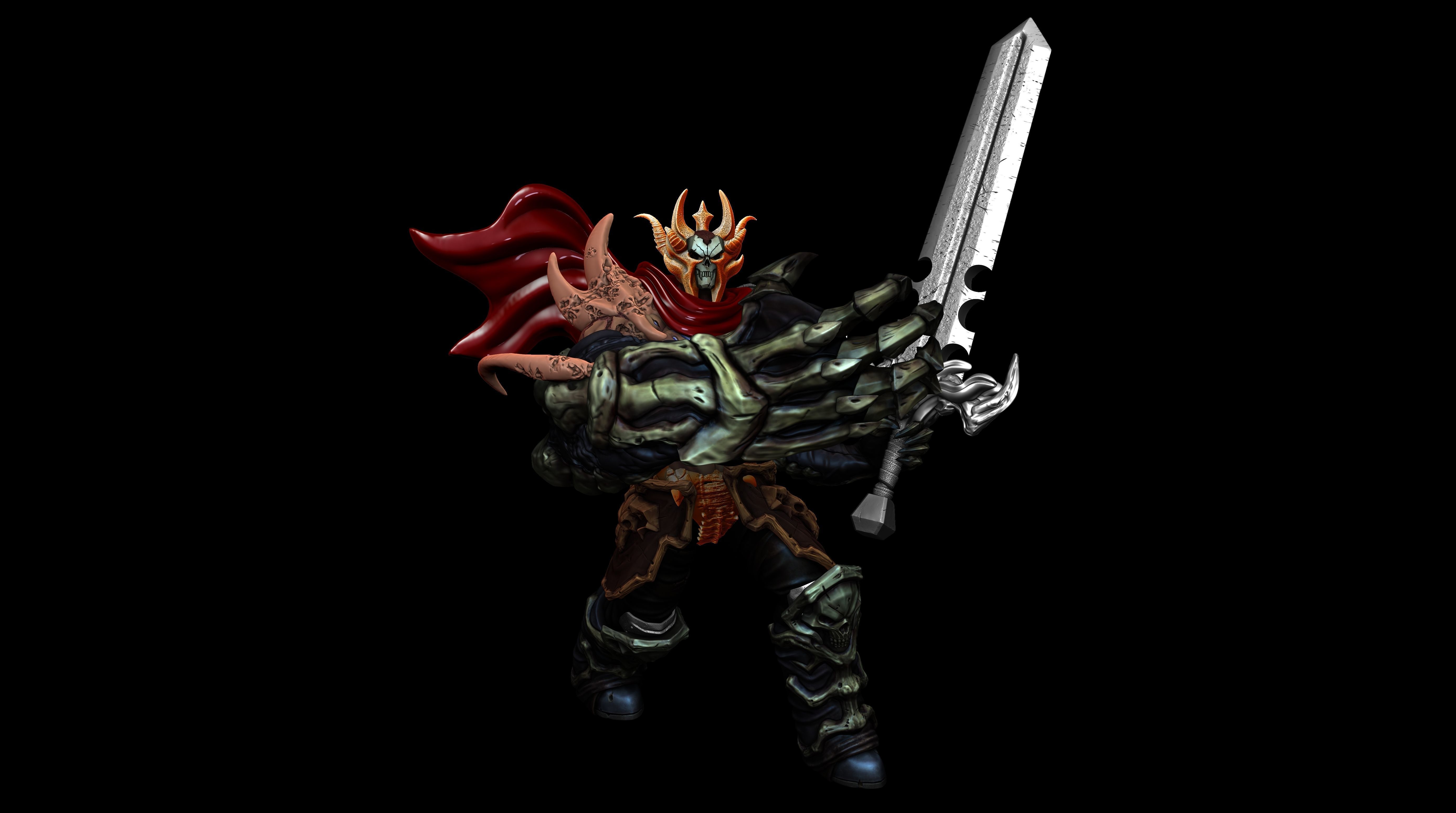 The Dark Lord 3 Poses 3D print model_2