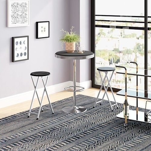 Apollonia Pedestal Dining Table - 2 Colour 3D model