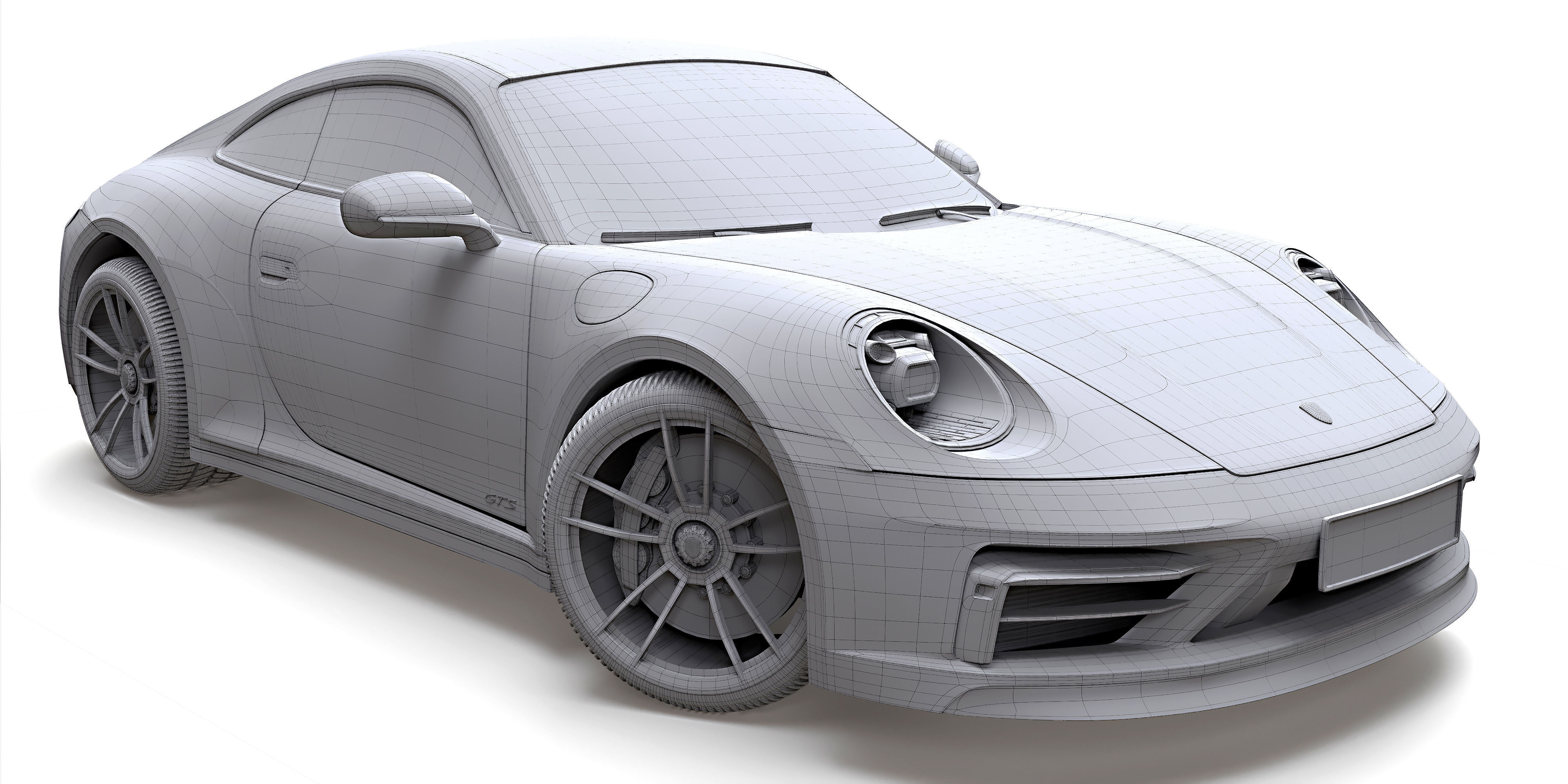porsche 911 carrera 4 gts 2022 3D model_14