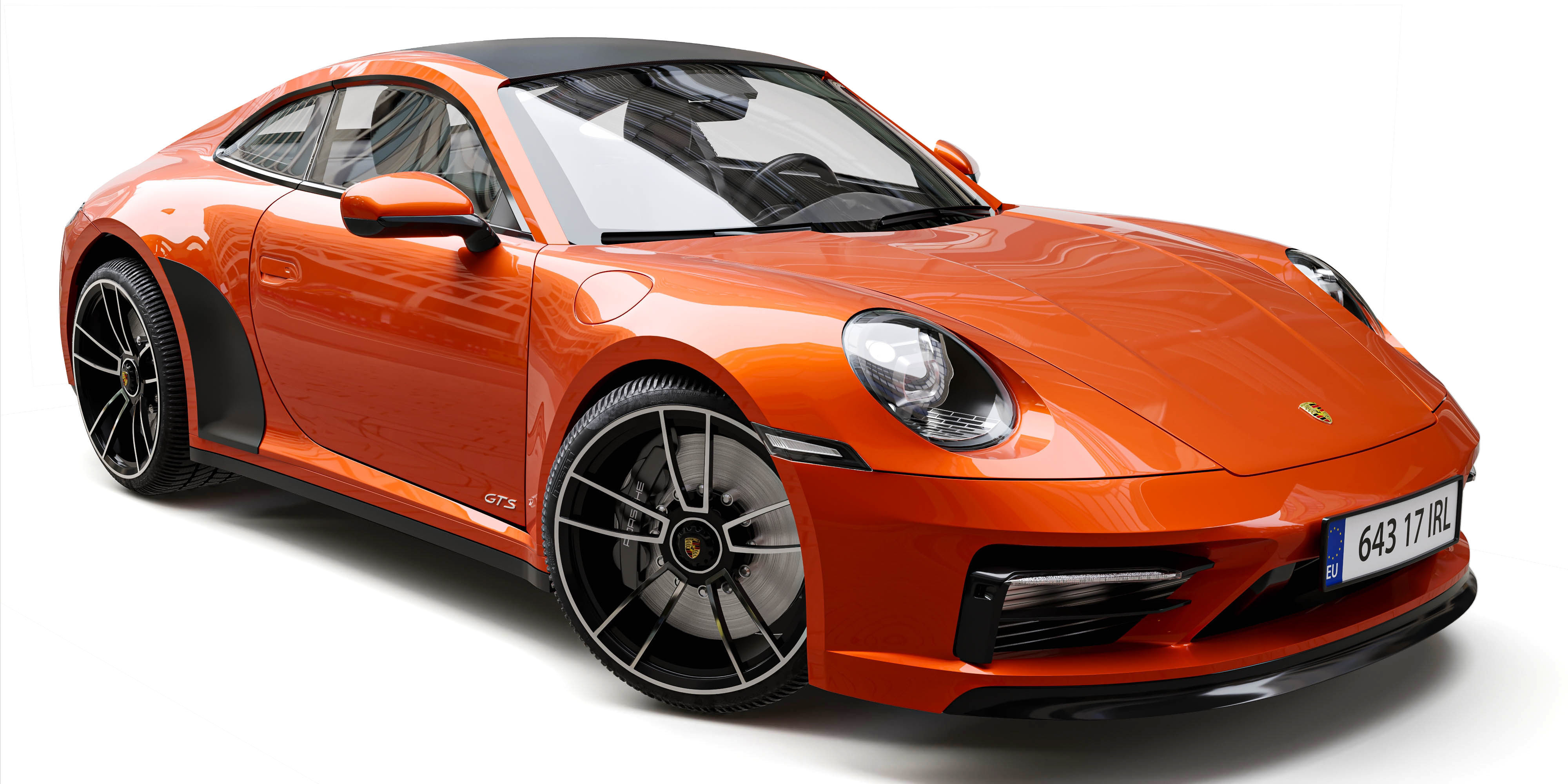 porsche 911 carrera 4 gts 2022 3D model_4