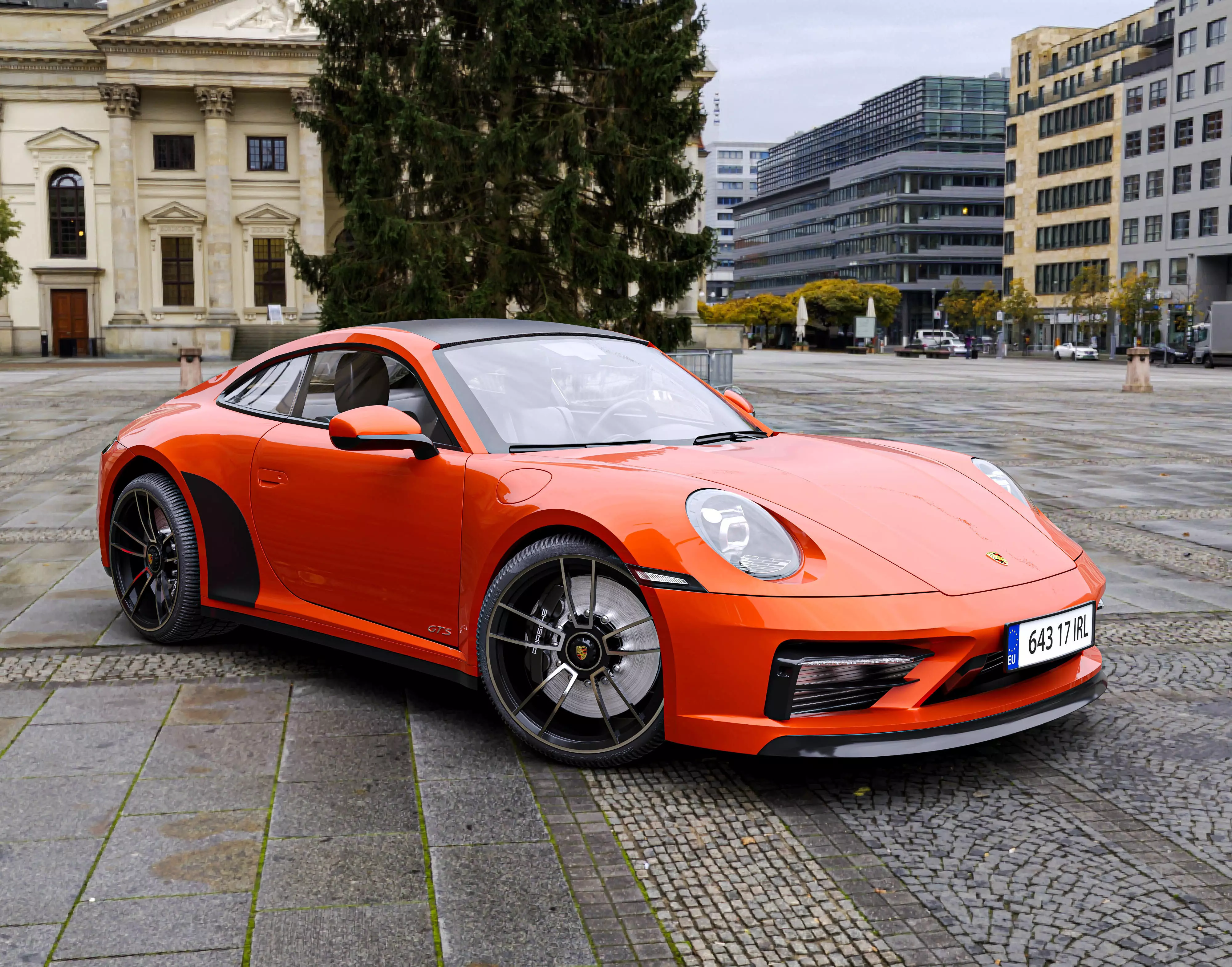 porsche 911 carrera 4 gts 2022 3D model_0