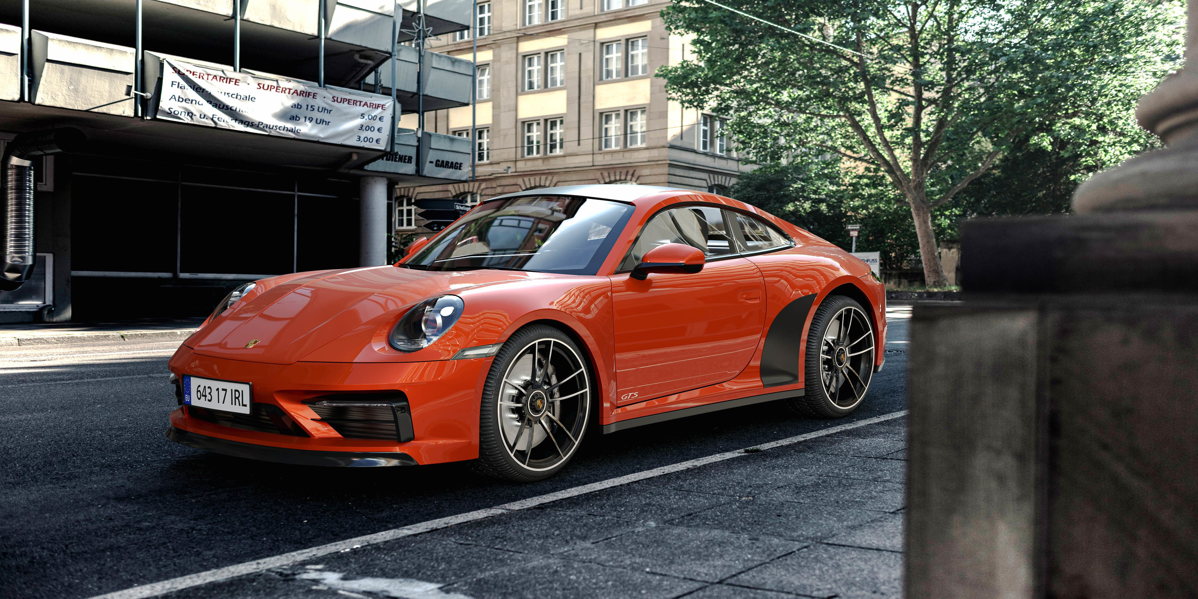 porsche 911 carrera 4 gts 2022 3D model_2