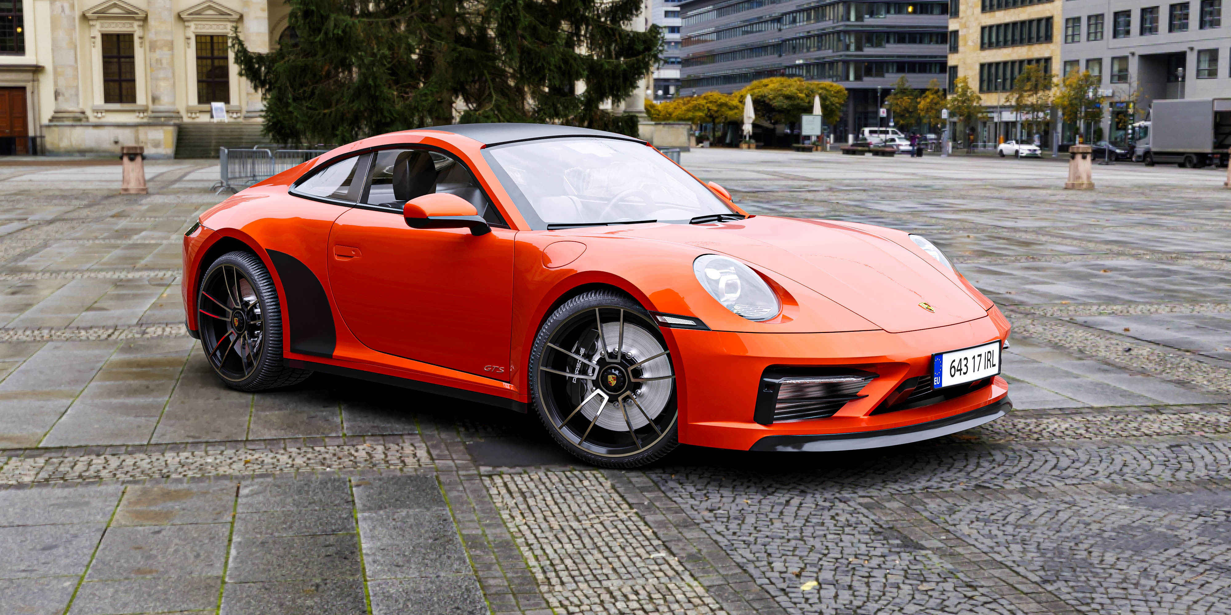 porsche 911 carrera 4 gts 2022 3D model_1