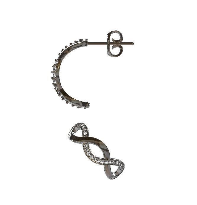 set pendants and ring vivara model 3D print model_2