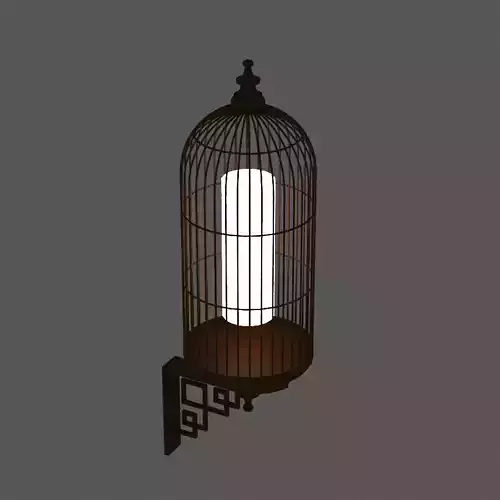 Bird cage lamp