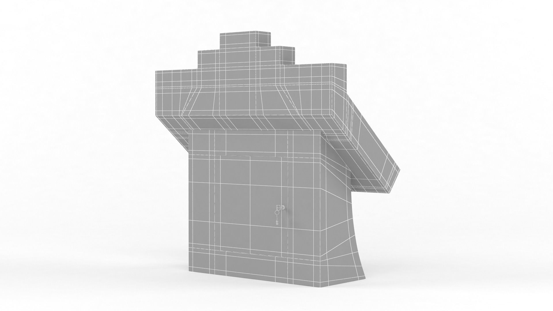 Information Kiosk 3D model_10