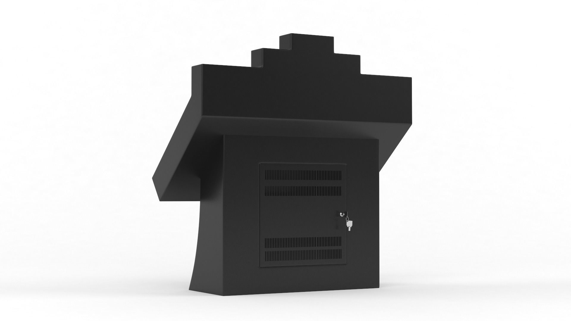 Information Kiosk 3D model_3