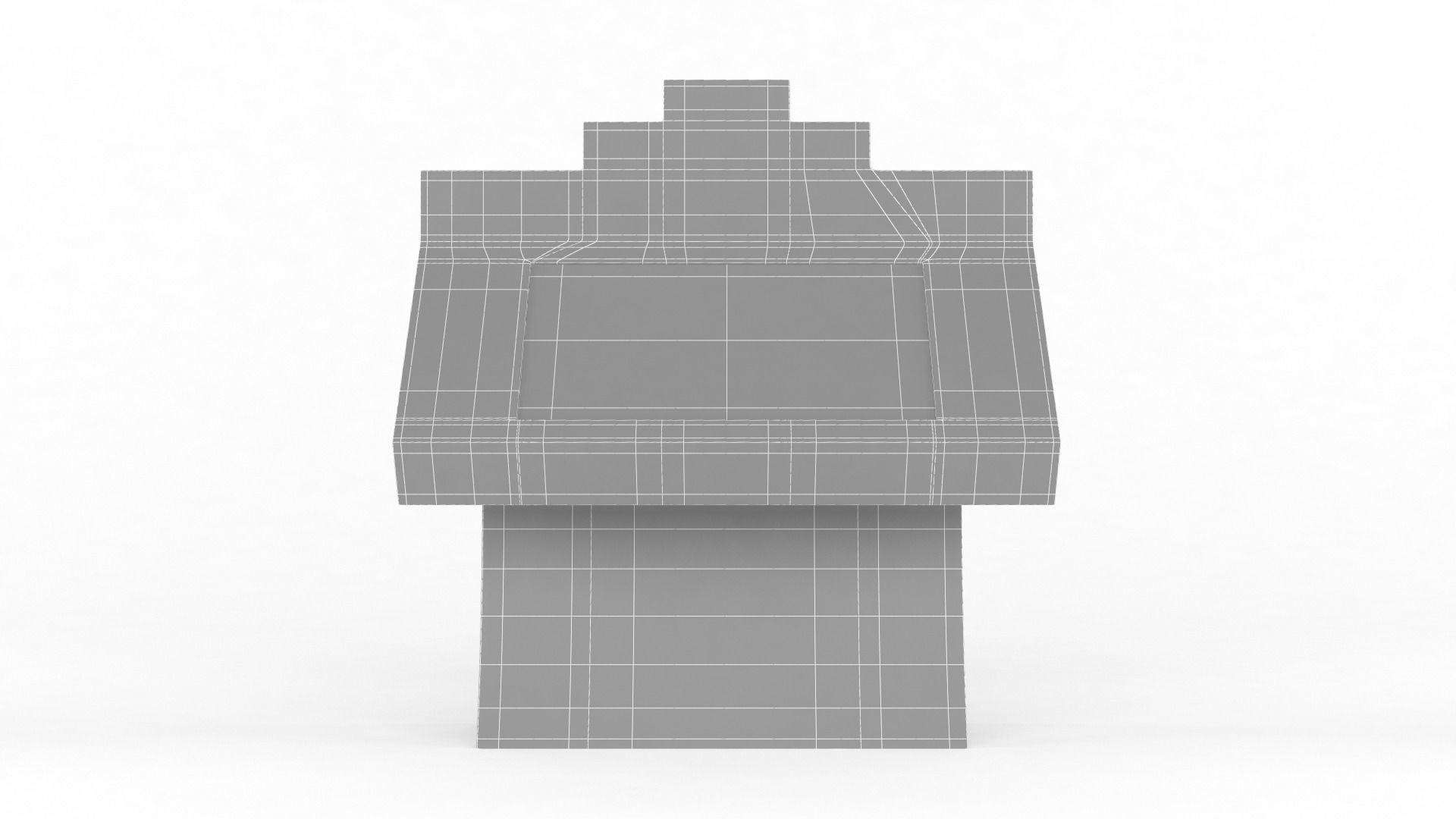 Information Kiosk 3D model_7