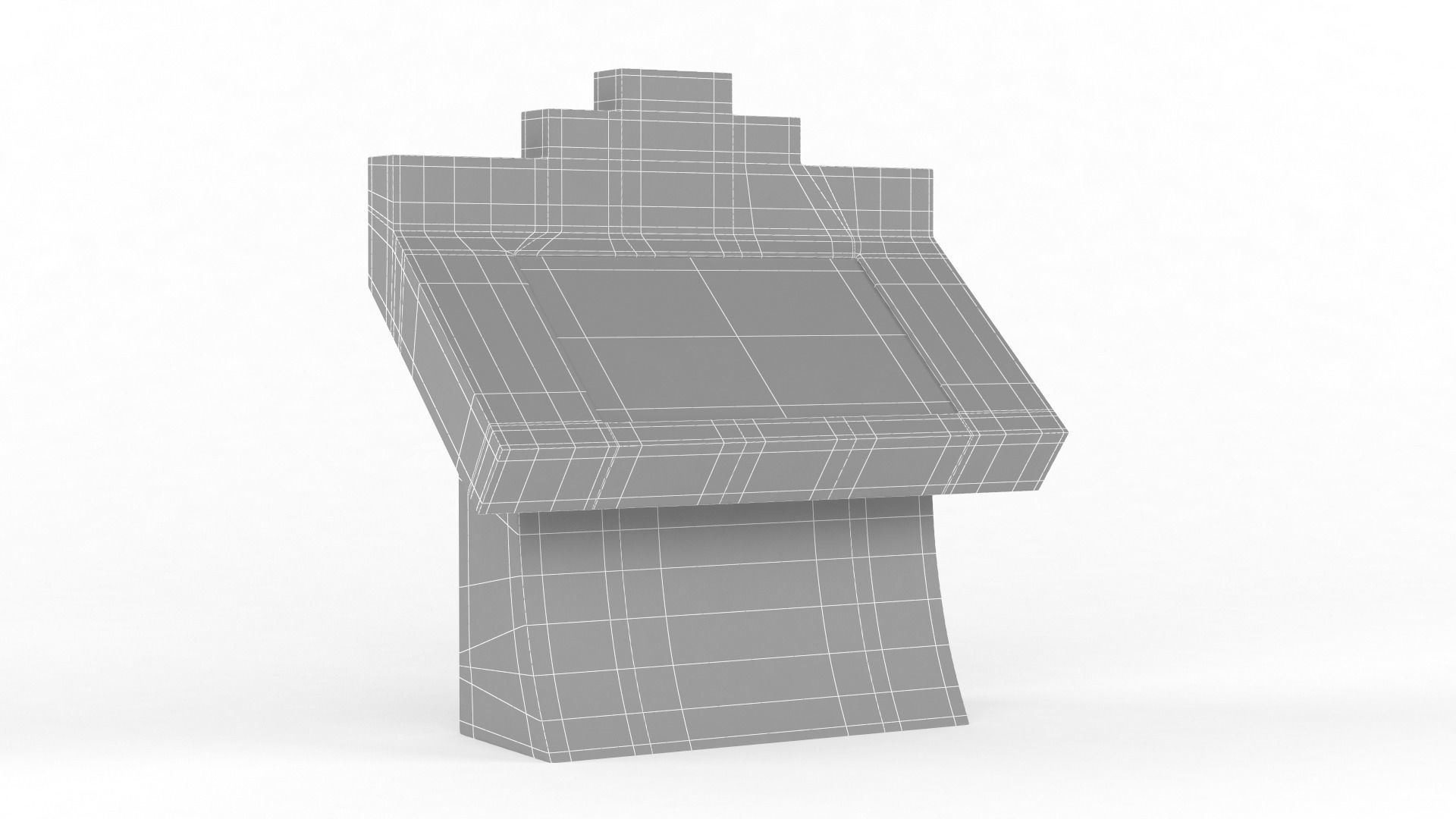 Information Kiosk 3D model_11