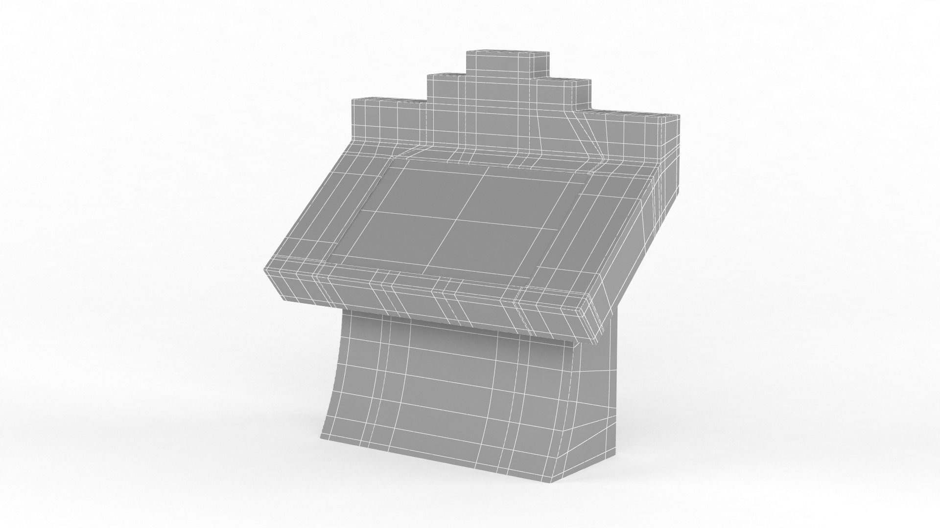 Information Kiosk 3D model_8