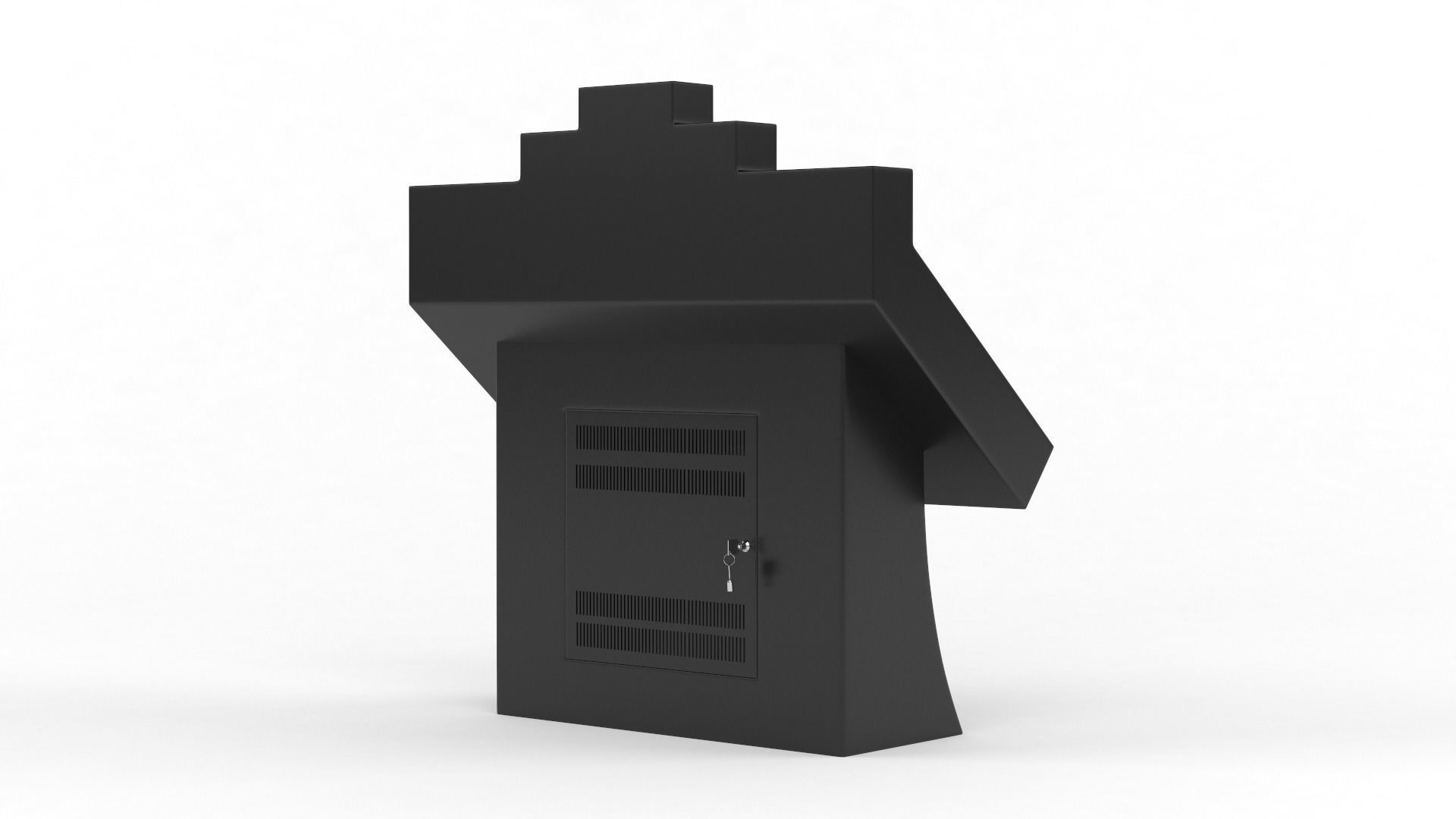 Information Kiosk 3D model_4