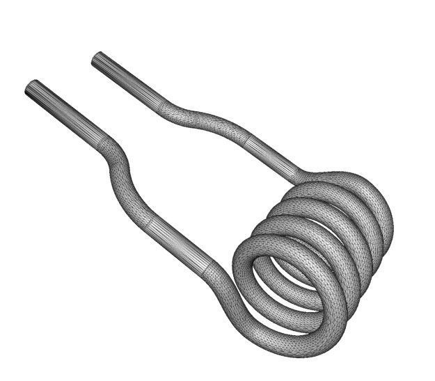 Antique Immersion Heating Coil Low-poly 3D model_2