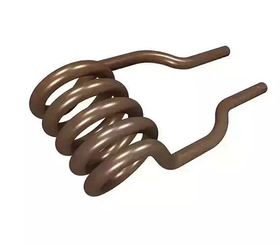 Antique Immersion Heating Coil Low-poly 3D model