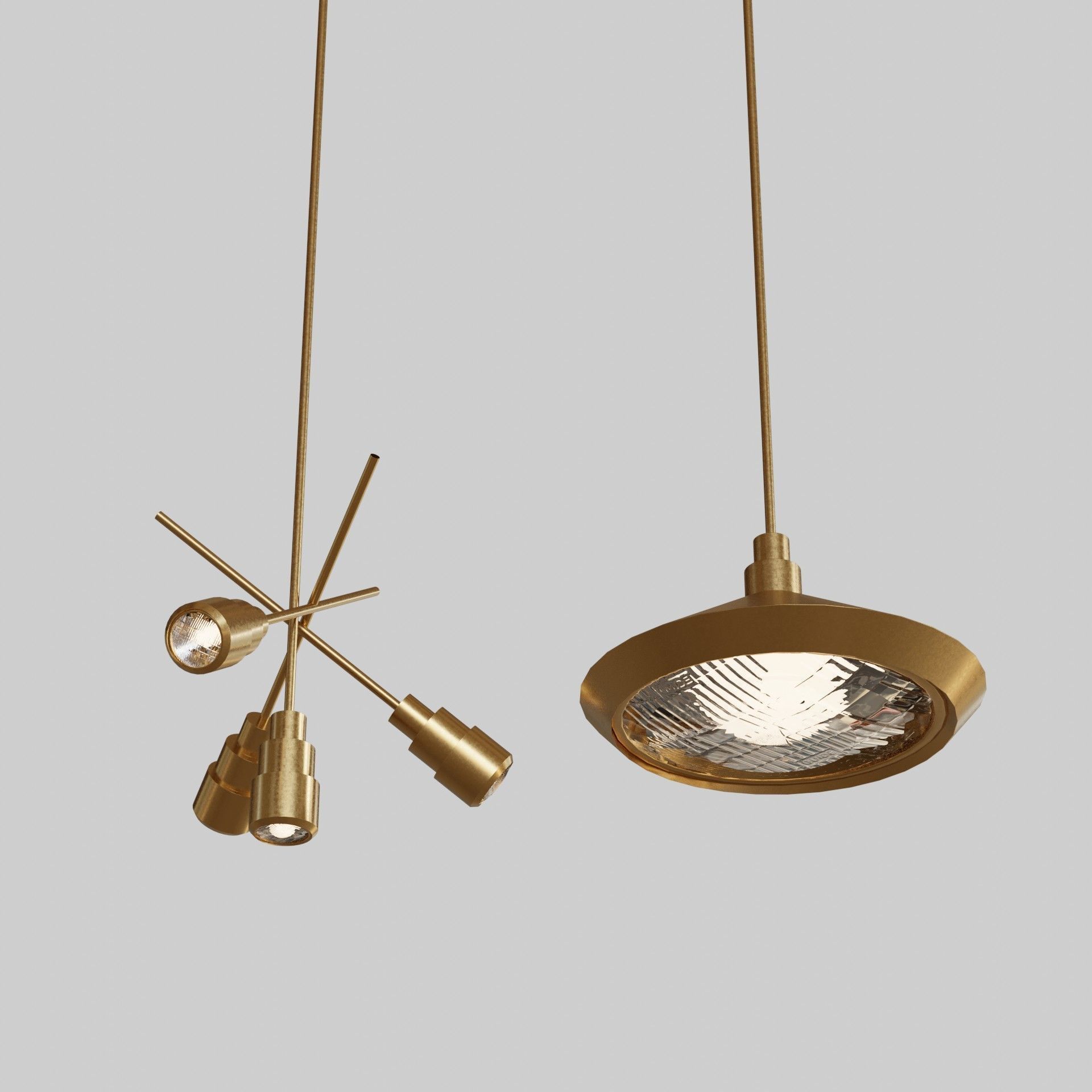Ceiling lights package over 30 lights  3D model_12
