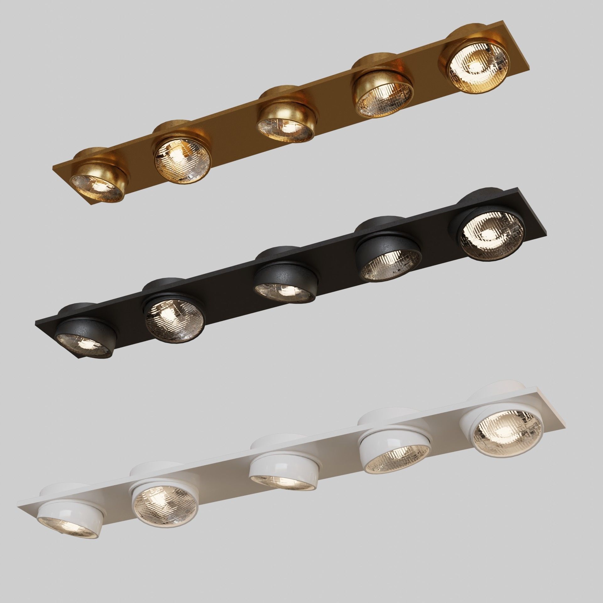 Ceiling lights package over 30 lights  3D model_4