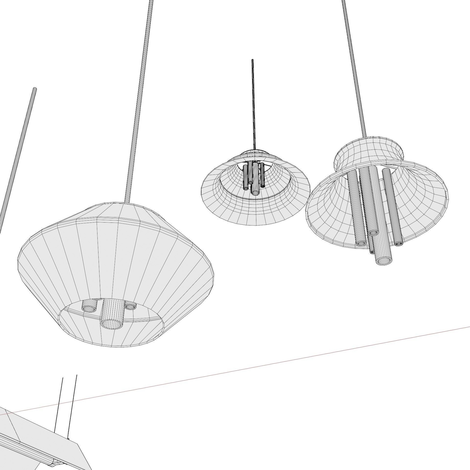 Ceiling lights package over 30 lights  3D model_17