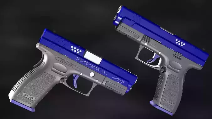 Custom Xp-9 Free low-poly 3D model