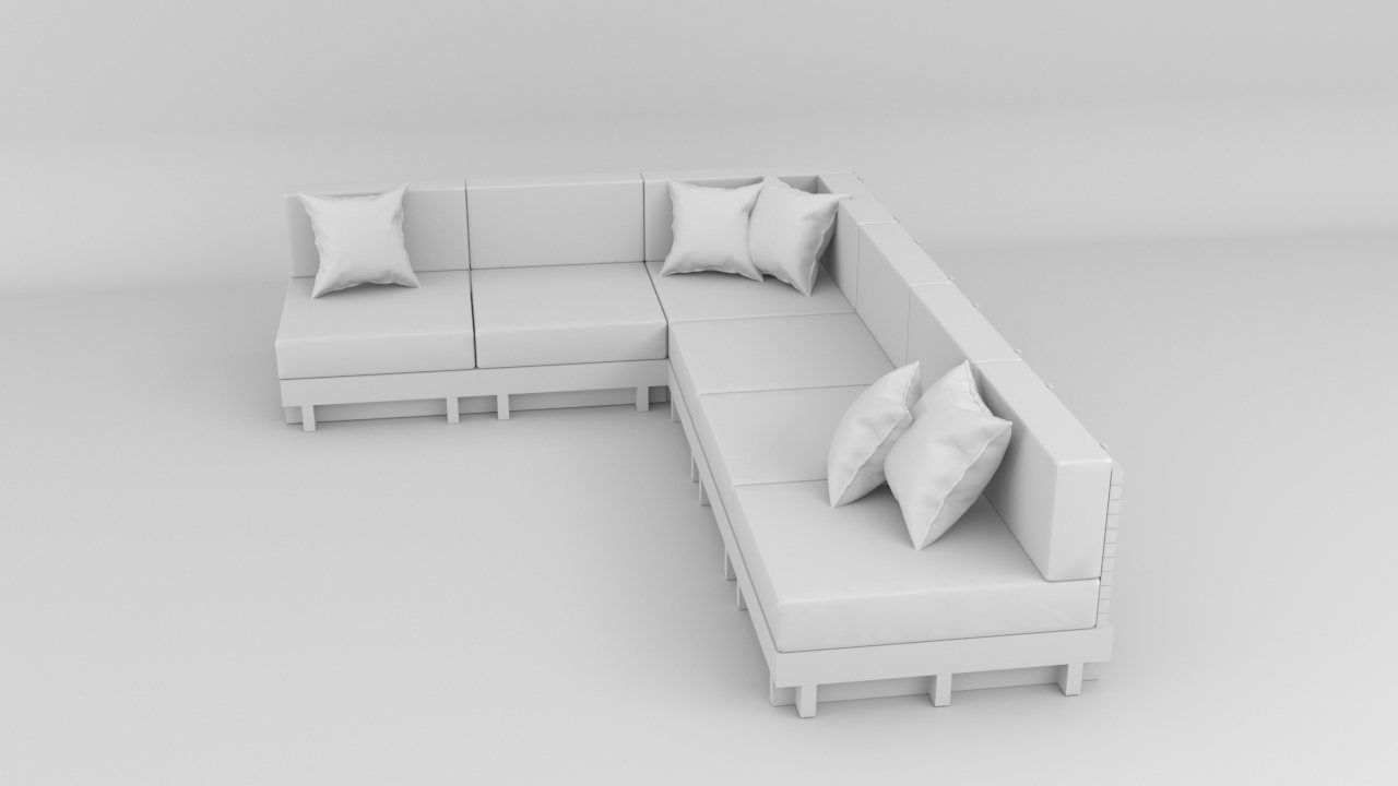 Street sofa Free 3D model_1