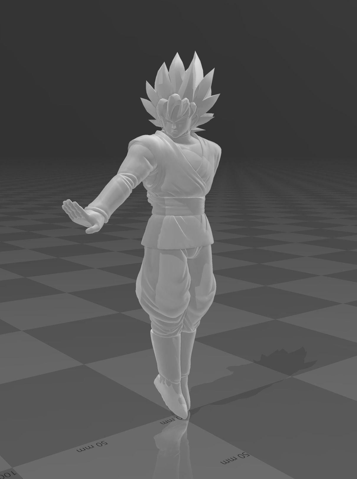 Black Goku 3D print model_2